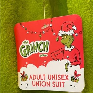 Dr. Seuss Green Grinch Union Suit